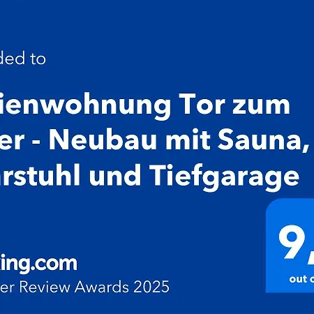 Tor Zum - Neubau Mit Sauna, Fahrstuhl Und Tiefgarage Apartment
